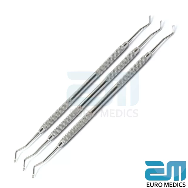 Dental Excavator 18W Double Ended Restorative Spoon 1.5mm Composite Instruments