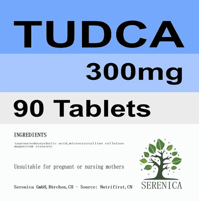TUDCA 300mg Liver Tauroursodeoxycholic  Extra Supplement x 90 Tablets