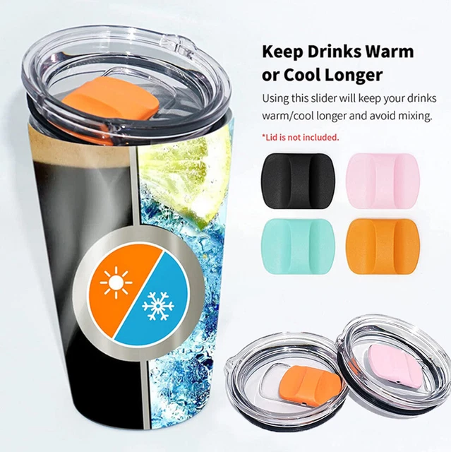 Splash Spill Proof 20/30 OZ Cup Lid For YETI Rambler Tumbler Ozark Trail Cup dis