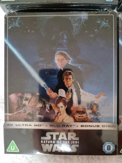 Star Wars VI:  Return of The Jedi   4K UHD - Steelbook édition  Zavvi