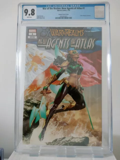 War of the Realms New Agents of Atlas #1 CGC 9.8 - Mico Suayan Variant 1st Wave