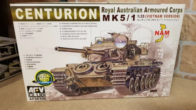 AFV Club	35100 Royal Australian Armoured Corps Centurion Mk 5/1 Scala 1:35