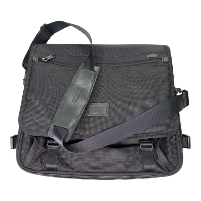 Tumi 26592DH Alpha T-Pass Laptop Slim Briefcase Crossbody Ballistic Nylon Bag