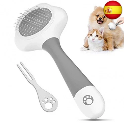 LAIKA Cepillo para Gatos y Perros Peine para Mascotas y Animales Pequeños de