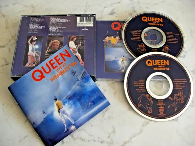 Queen (Freddie Mercury) Live At Wembley '86 2Cd 1992 Parlophone Made In Holland