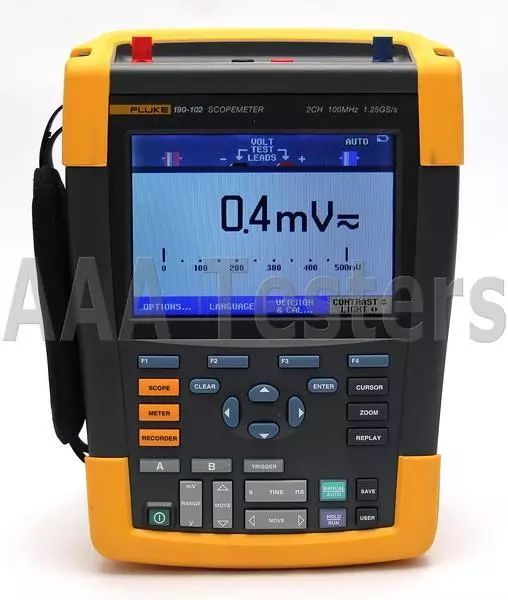 Fluke 190 102 Scopemeter Séries II 1.25GS/S 2 Chan 100MHz Oscilloscope 2