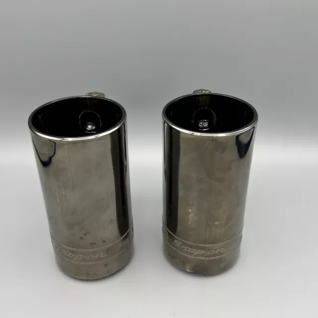 Pair SNAP ON Tools Socket ( 2 ) Glasses Goblet Mug Tankard Beer Stein Cup VTG 2