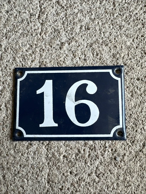 Plaque émaillée numéro de rue 389 et 391 - Bricolage