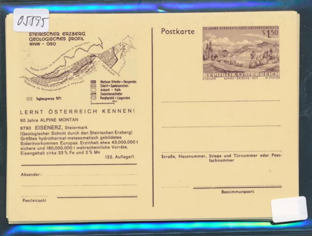 05595) Österreich GA / BPK Mi. P 436, 12.A. 16 B. kpl. **