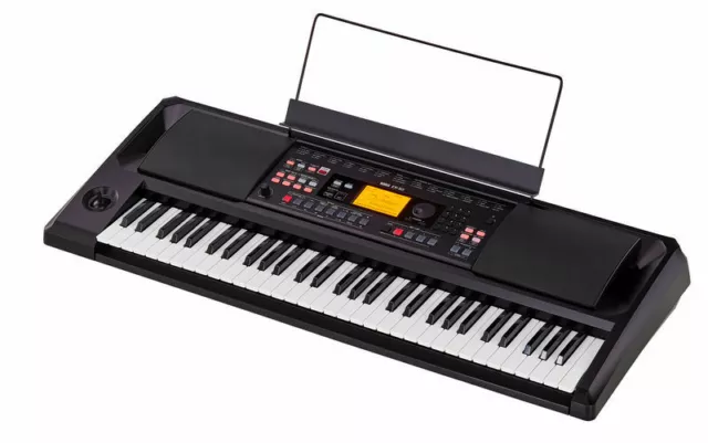 Korg EK50 Entertainer Keyboard 61 anschlagdnamische Tasten Midifile MP3 Wave USB