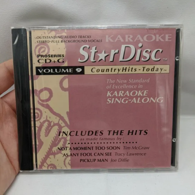 SEALED Karaoke Star Disc Volume 9 Country Hits Today CD + G