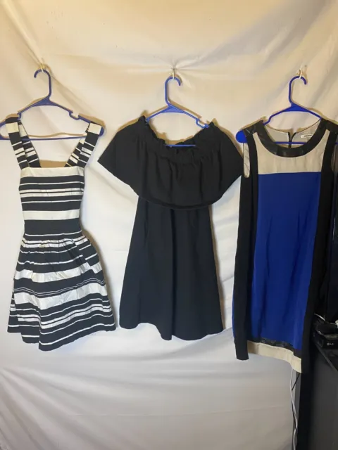 Womens Size 2 small Dress Bundle Lot 3 items Banana Republic DKNY H&M