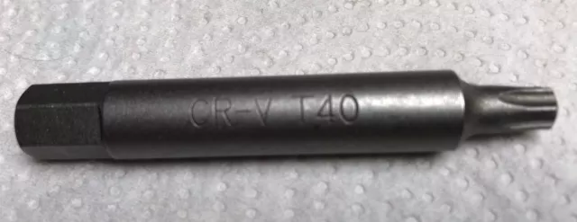 🇬🇧T40 Torx 6 Point Star Tool Bit. 75mm Long CR-V T40.