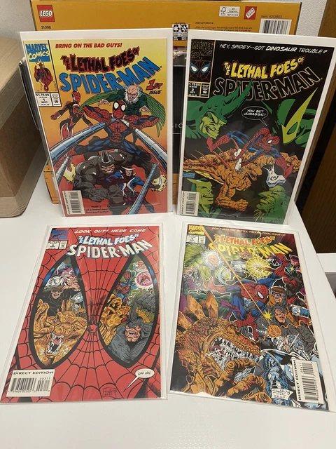 The Lethal Foes of Spider-Man #1 2 3 4 Complete Set 1993 Marvel Comics NM