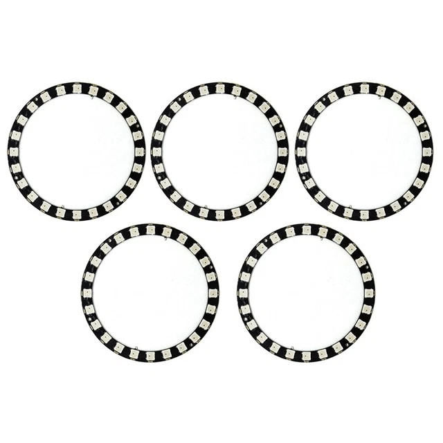 5 PEZZI 24 bit WS2812 5050 RGB LED intelligente a colori RGB - sviluppato P6W7