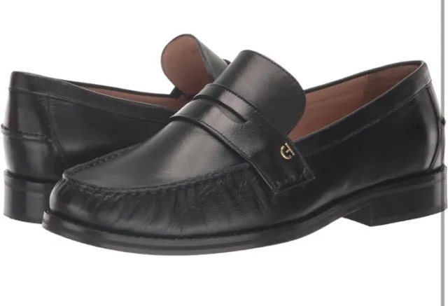 Cole Haan Women's Black Lux Pinch Penny Loafer Grand 360 Size 10 MSRP 180.00