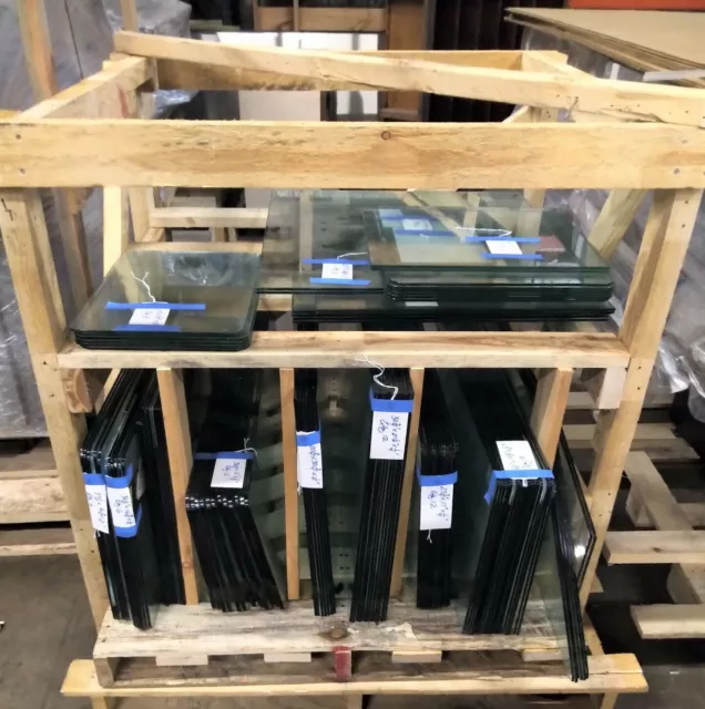 Tempered Glass Safety Glazing Panels – Various Sizes & Shapes (See Description)