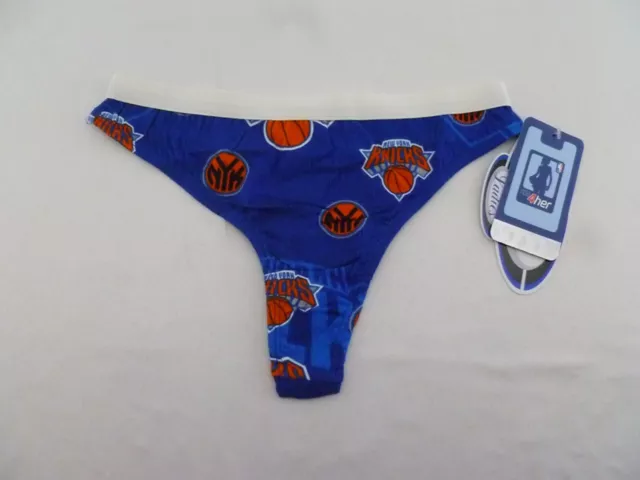 NEW Women's NBA Licensed 4Her NY Knicks Thong