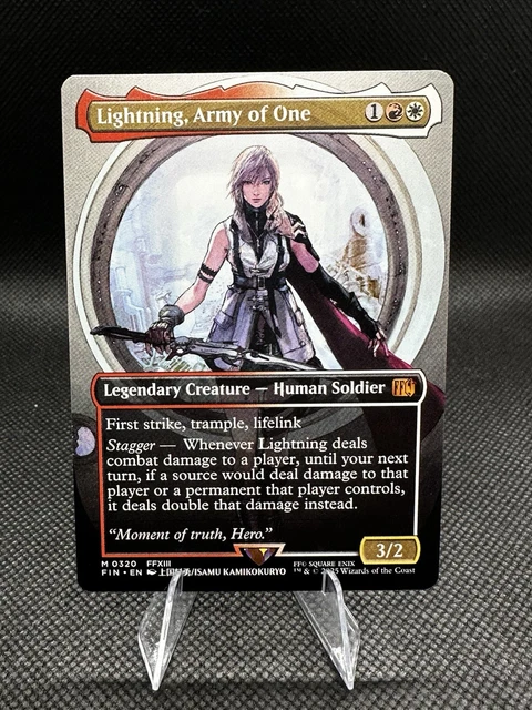 MAGIC THE GATHERING Lightning, Army of One Borderless 0320