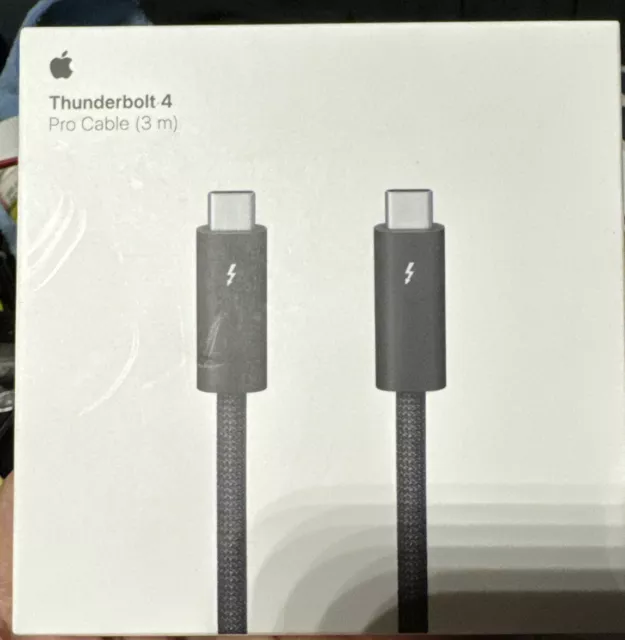 Apple Thunderbolt 4 Pro 3m Cable USB-C MacBook iPad iMac iPhone Original Sealed