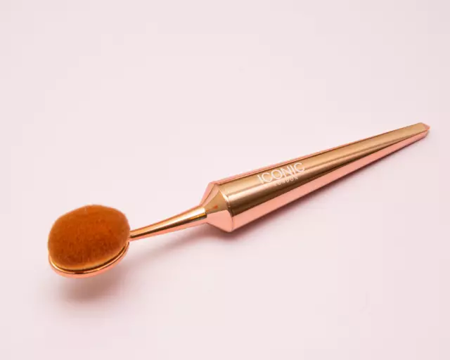 Iconic London Evo Sculpt Concealer, Blend, Small Contour Brush - Rose