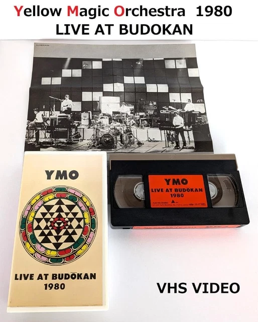 YMO VHS  2本セット　YMO伝説　LIVE AT BUDOKAN1980 YMO LIVE AT Budokan 1980 VHS £39.85 - PicClick UK