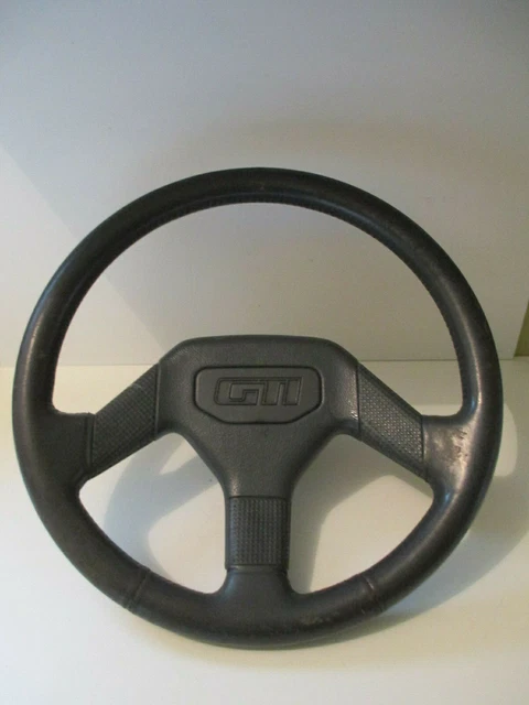 Centre De Volant Gris D'origine Pour Peugeot 205 - Pièce Neuve - Fixation Intacte