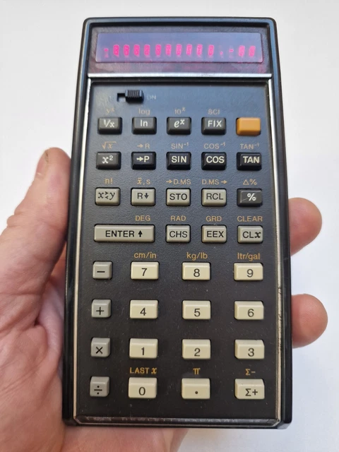 HP-45 scientific calculator with pouch, documentation & battery charger HP-45 scientific calculator with pouch, documentation & battery charger