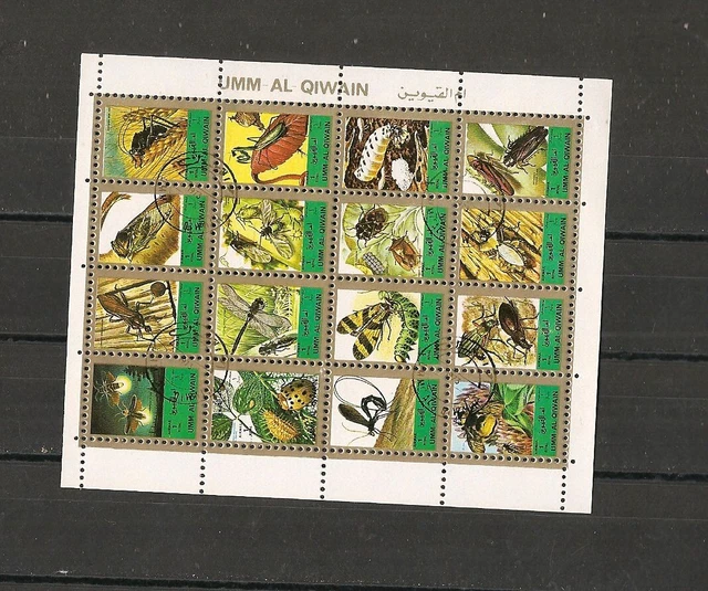 Umm al Qiwain 1972 gebraucht Mi.1338/53 A Insekten Insekten Tiere Tiere Fauna Na