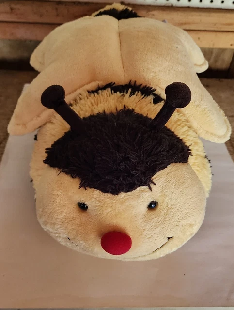 2010 My Pillow Pet Buzzing Bumble Bee Plush 12” Stuffed Animal As Seen On TV