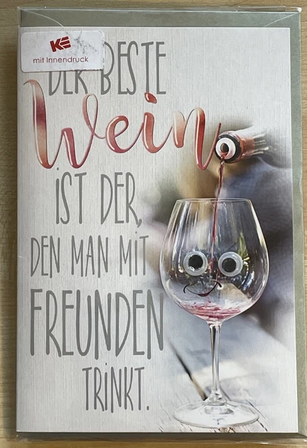Lustige 100. Geburtstagskarte Mit Eisbär & Wein – Humorvolles Geschenk Zum Lachen