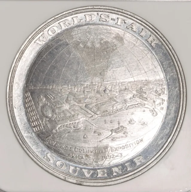 1892 World's Fair So-Called Dollar HK-174 World Globe Dollar NGC MS61 ! #CYU12