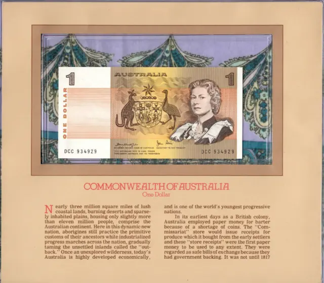 Most Treasured Banknotes Australia $1 1979 UNC P-42c Knight/Stone DCC 934929