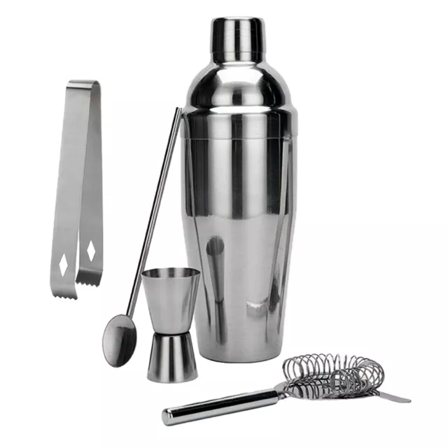 Cocktail Shaker Set Maker Mixer Martini Spirits Bar Strainer Bartender Kit AU