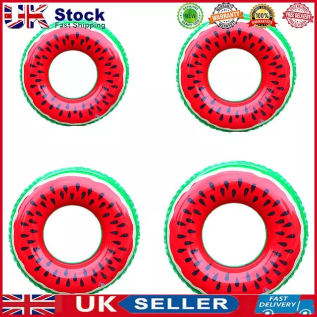 Reusable Watermelon Swimming Ring with Excellent Buoyancy Support for Relaxing