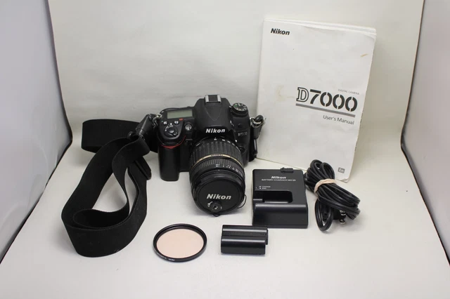 Nikon D7000 16.2MP Digital SLR Camera Shutter Count 5,724 & Tamron 18-200mm Lens