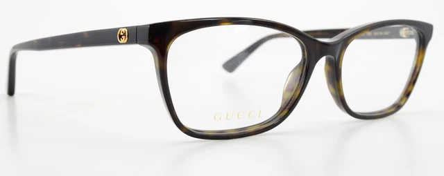 Occhiali GUCCI Modello GG0613O 006 54-16 140 Carrello Tartaruga Ottica Havana Italy