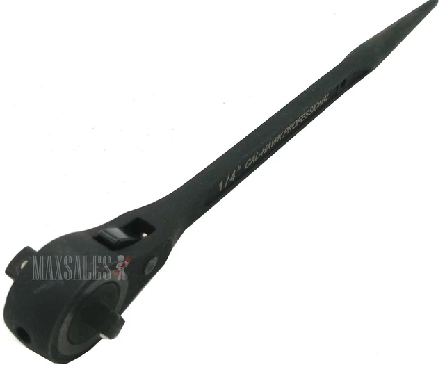 New 1/4" x 3/8" DR. DUAL HEAD SPUD RATCHET WRENCH HEAVY DUTY