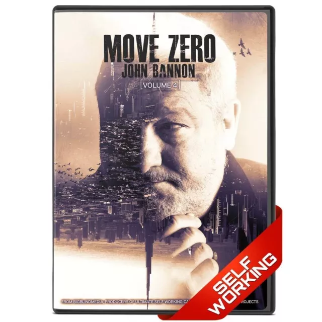 Move Zero Vol 4 John Bannon DvD Self Working Card Magic Tricks for Magicians