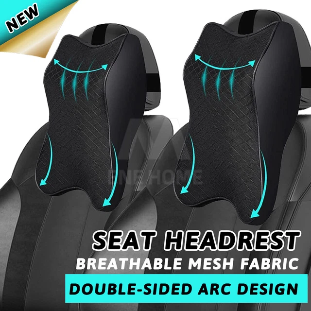 Car Seat Headrest Pad Memory Foam Pillow Head Neck Rest Support Cushion Mat
