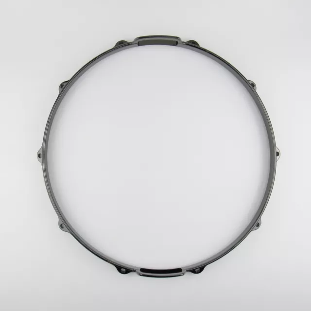 1 PC Die Cast 14" Snare Drum Hoop 10 Lug / Hole Black Nickel BOTTOM Snare Side