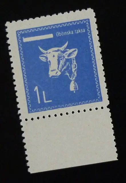 Slovenia c1942 Italy WWII Ovp Yugoslavia District Livestock Revenue MNH Stamp 6