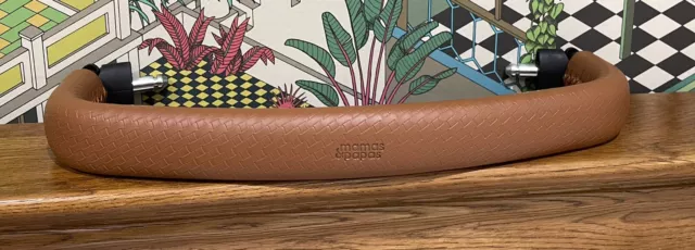 Mamas & Papas URBO2 URBO SOLA 2 HELLBRAUN KUNSTLEDER KINDERWAGEN STOßstange BAR NEU