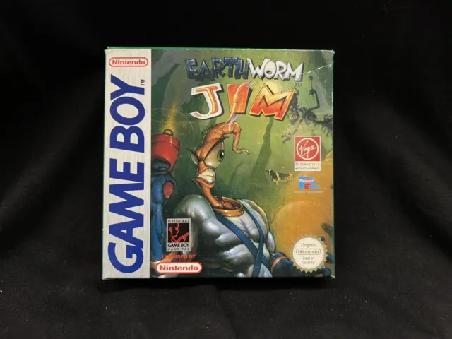 Jeu Nintendo Game Boy Gameboy Earthworm Jim Boite + Notice  EUR