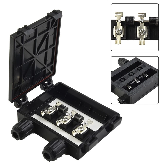 PV-Solar Junction Box-Junction Box 2 Diodes / For Solar Panel 50W-120W 6A.