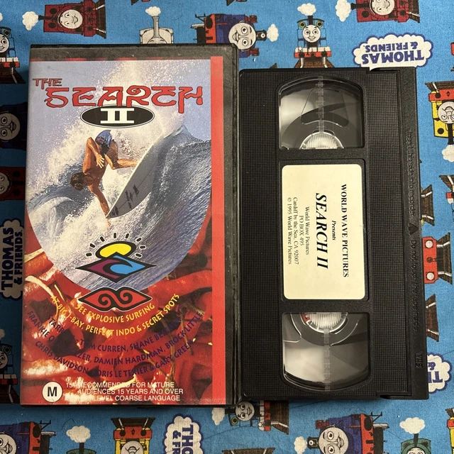 RIP CURL SURFING VHS Video Tape - The Search Indian Ocean