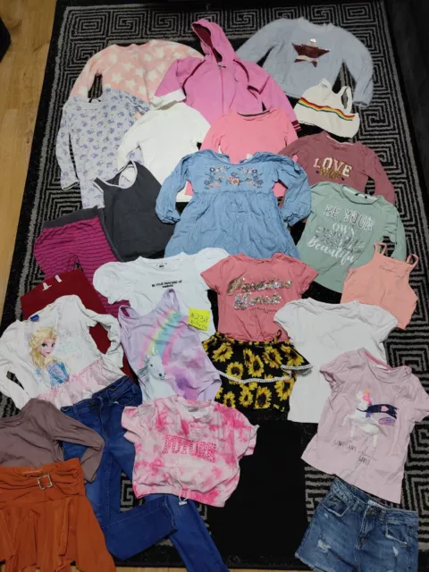 #238 Enorme pacchetto di vestiti per ragazze 6-7 anni GEORGE NEXT F&F PRIMARK H&M ZARA