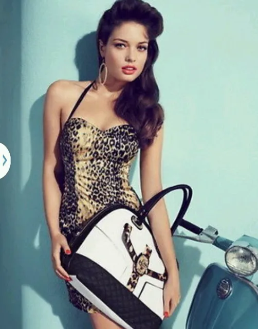 Nwt Guess Vivian Strapless Allover Leopard Print Dress Size 4