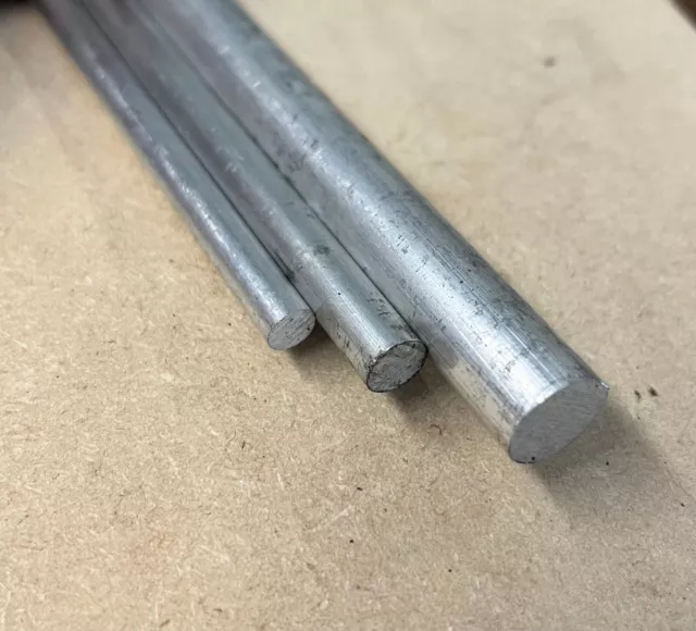 4mm, 5mm, 6mm, 10mm aluminium rod various lengths