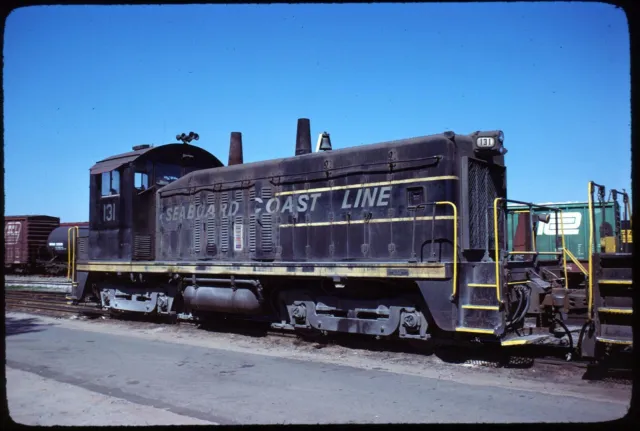 Original Rail Slide - SCL Seaboard Coast Line 131 Charleston SC 3-19-1978